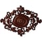 Ekena Millwork Katheryn Ceiling Medallion, Hand-Painted Antique Copper, 22 1/2"W x 30 3/8"H x 1 1/2"P CM30KTACS - alternate 1